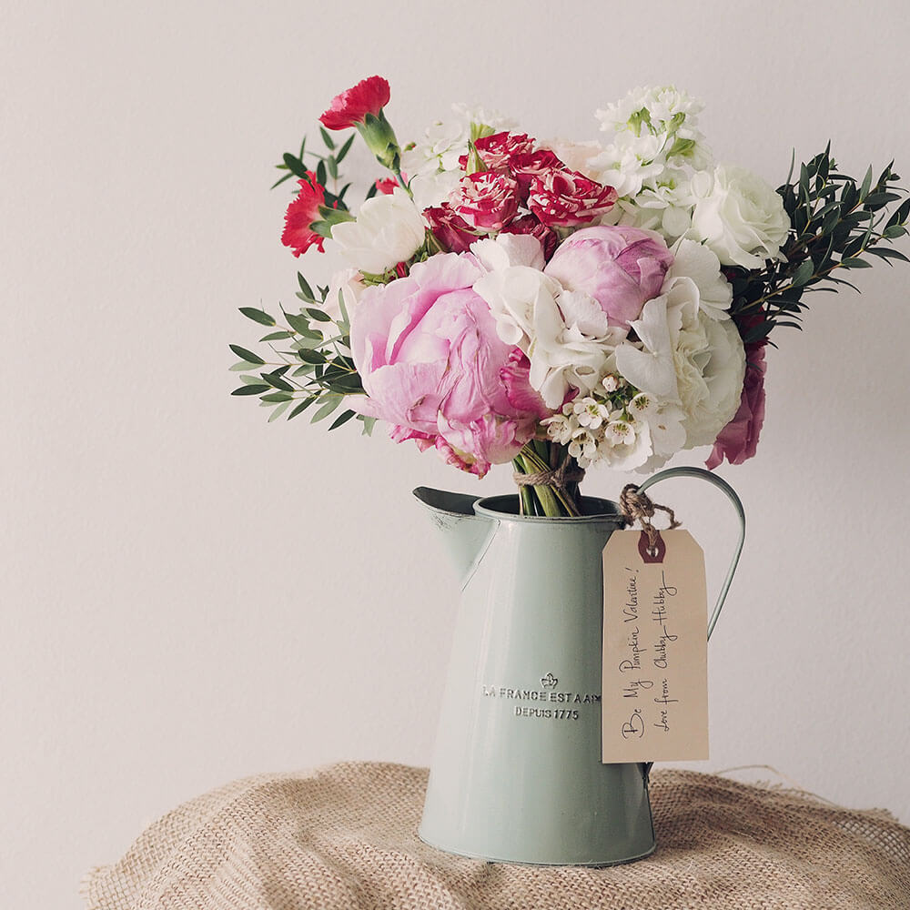 Flowers in jar   