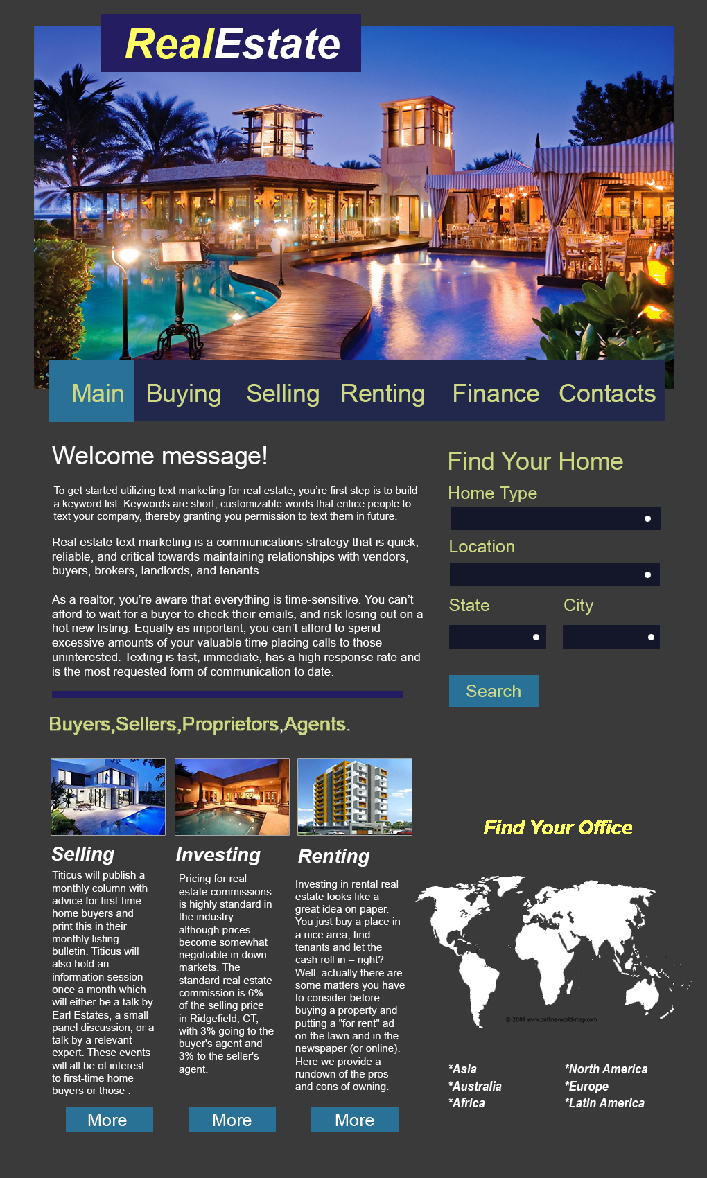 web template